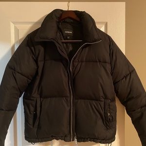 Express black puff jacket Women’s size Medium